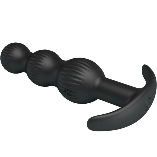 PRETTY LOVE - SIDNEY VIBRADOR ANAL 10 VIBRACIONES NEGRO - Imagen 5