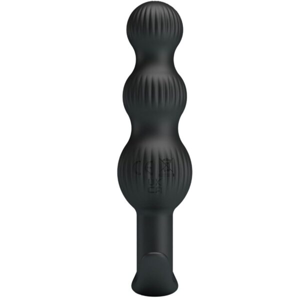 PRETTY LOVE - SIDNEY VIBRADOR ANAL 10 VIBRACIONES NEGRO - Imagen 3