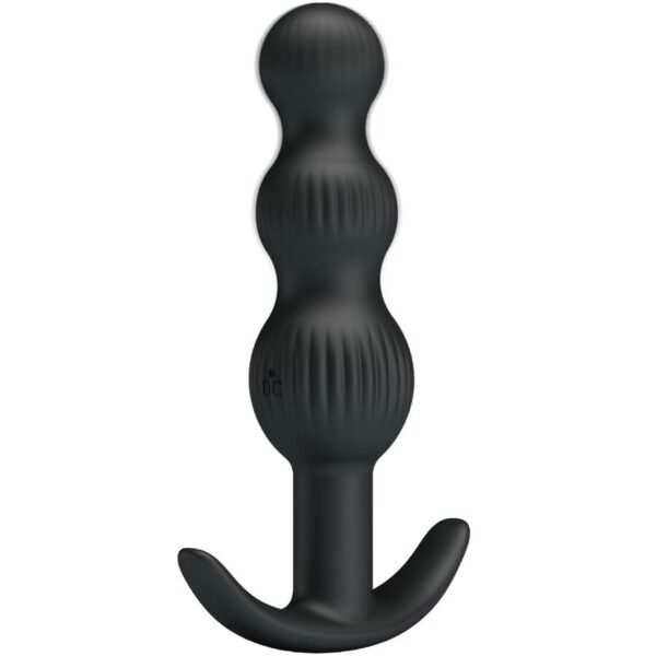 PRETTY LOVE - SIDNEY VIBRADOR ANAL 10 VIBRACIONES NEGRO - Imagen 2