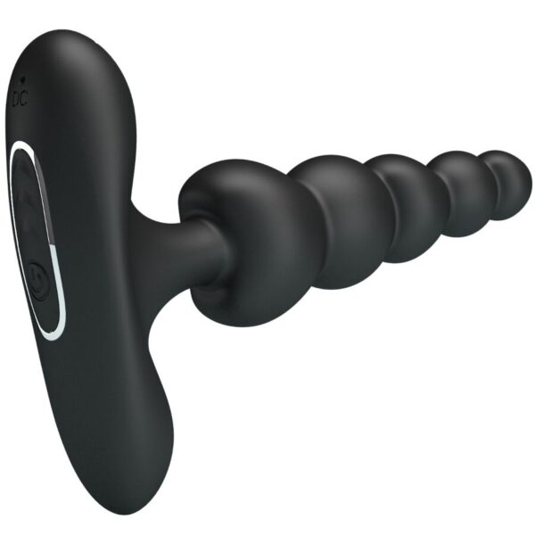 PRETTY LOVE - CORBAN VIBRADOR ANAL 10 VIBRACIONES NEGRO - Imagen 5