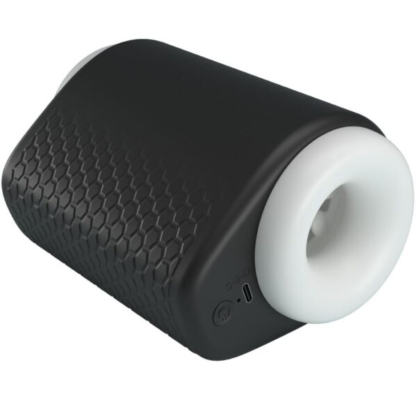 PRETTY LOVE - DJ GIRL MASTURBADOR MASCULINO CON VIBRACIÓN 5 CONFIGURACIONES NEGRO - Imagen 4