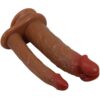 PRETTY LOVE - GORAN DOBLE DILDO REALÍSTICO NATURAL MULATO - Imagen 2