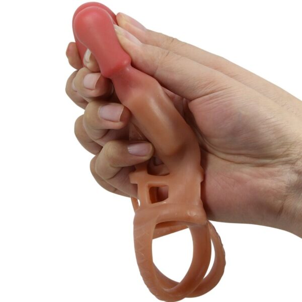 PRETTY LOVE - PRESTON FUNDA PARA PENE CON VIBRACIÓN DE 18 CM - Imagen 5