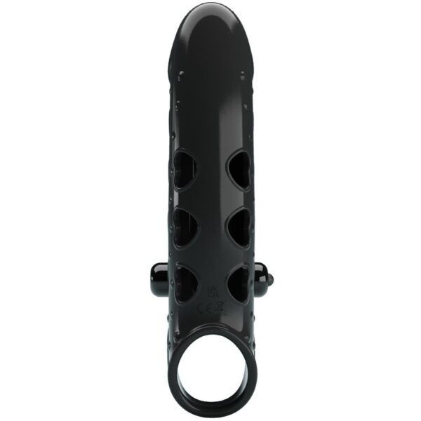 ROMANCE - FUNDA PARA PENE CON VIBRACIÓN NEGRO - Imagen 3