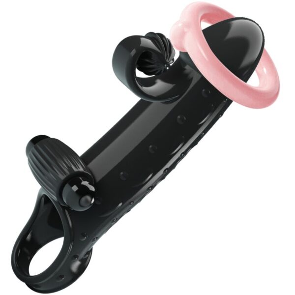 ROMANCE - FUNDA PARA PENE CON VIBRACIÓN NEGRO - Imagen 5