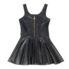 SUBBLIME - 957667 VESTIDO DE CUERO CON CREMALLERA DE CORAZÓN NEGRO S/M - Imagen 5