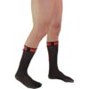 MACHO - CALCETINES FINOS NEGRO/ROJO TALLA ÚNICA - Imagen 3