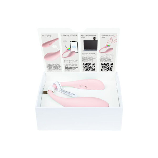 KIIROO - SPOT KISS ME VIBRADOR FORMA U ROSA - Imagen 5
