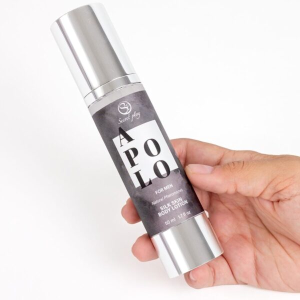 SECRETPLAY - APOLO LOCIÓN PIEL DE SEDA PARA HOMBRES 50 ML - Imagen 2
