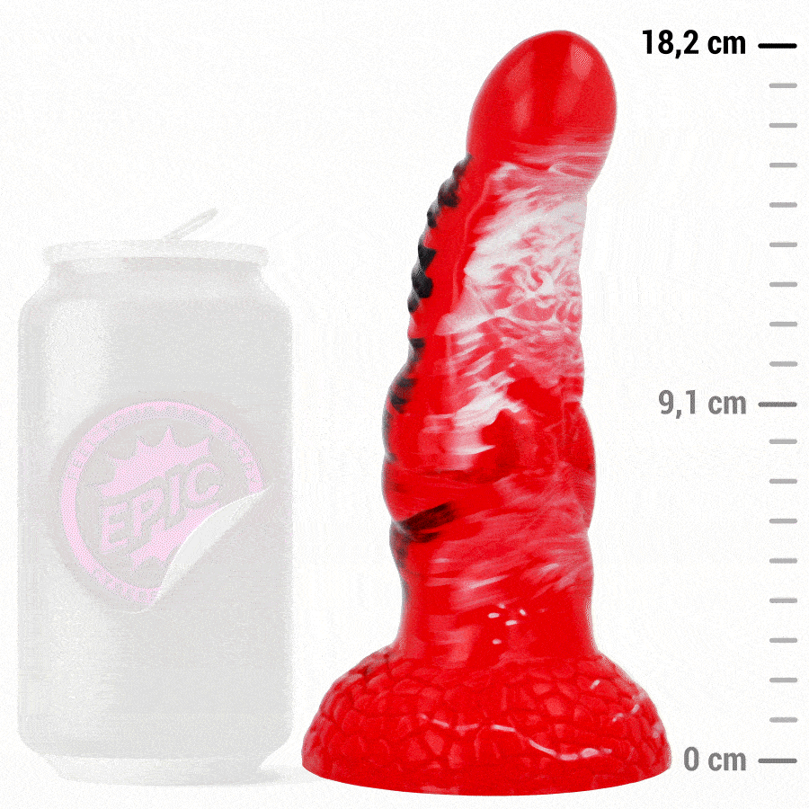 EPIC - AGNIS DILDO FUEGO CARMESÍ