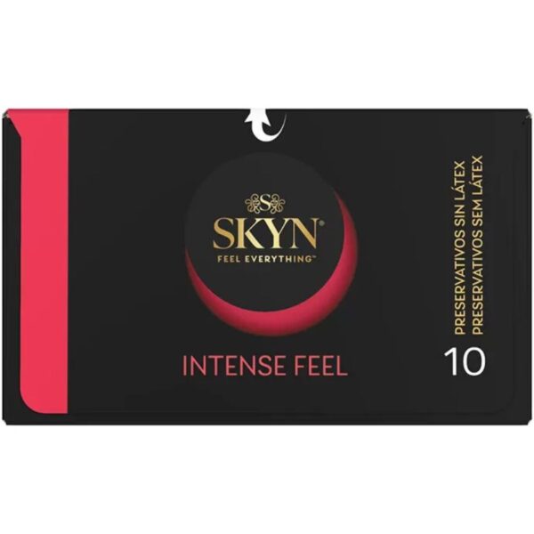 SKYN - PRESERVATIVO INTENSE FEEL TEXTURA CON DISEÑO ONDULADO 10 UNIDADES - Imagen 3