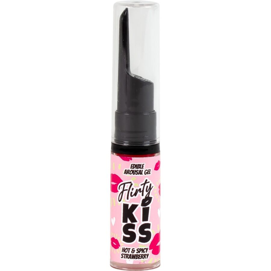 SECRETPLAY - FLIRTY KISS GELES CON EFECTOS SEXO ORAL FRESA MENTA 2 x 8 GR - Imagen 2