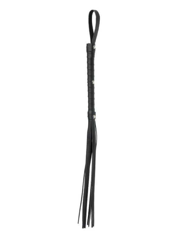 FETISH FANTASY LIMITED EDITION - LATIGO AZOTADOR PIEL NEGRO - Imagen 2