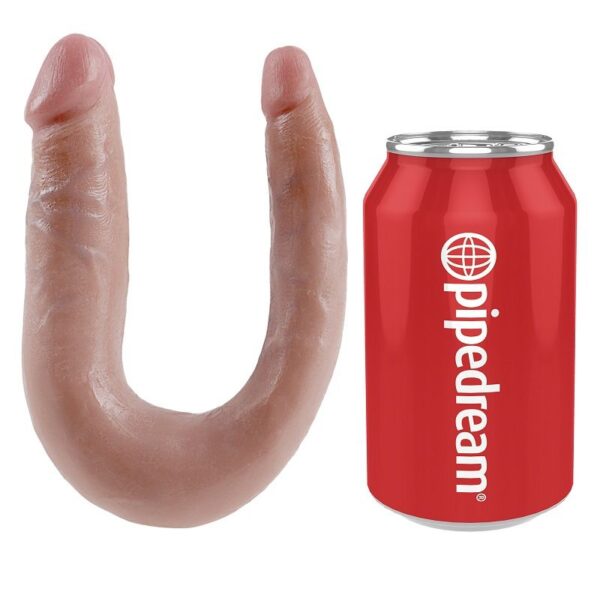 KING COCK - DILDO DOBLE PENETRACIÓN 12.7 CM NATURAL - Imagen 4