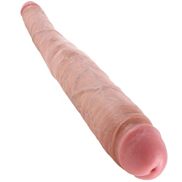 KING COCK DILDO DOBLE NATURAL 40.6 CM - Imagen 2