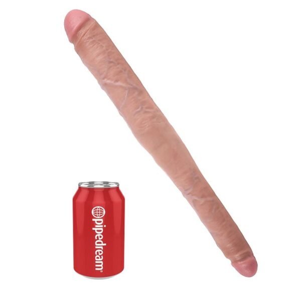 KING COCK DILDO DOBLE NATURAL 40.6 CM - Imagen 3