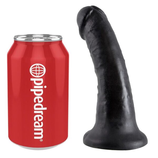 KING COCK - 6" PENE NEGRO 15.2 CM - Imagen 3