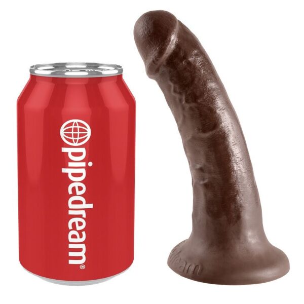 KING COCK - 6" PENE MARRÓN 15.2 CM - Imagen 3