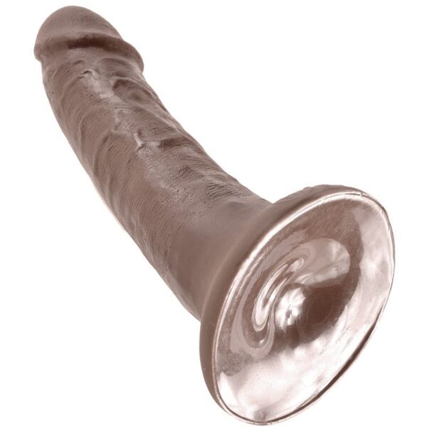 KING COCK - 6" PENE MARRÓN 15.2 CM - Imagen 5