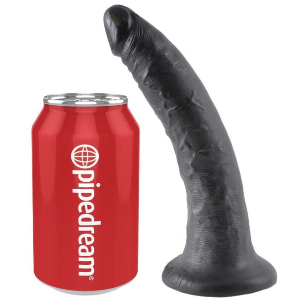KING COCK - 7 PENE NEGRO 17.8 CM - Imagen 3
