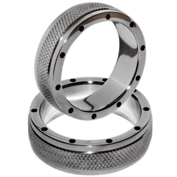 METAL HARD - ANILLO METAL PARA PENE Y TESTÍCULOS 55 MM - Imagen 2