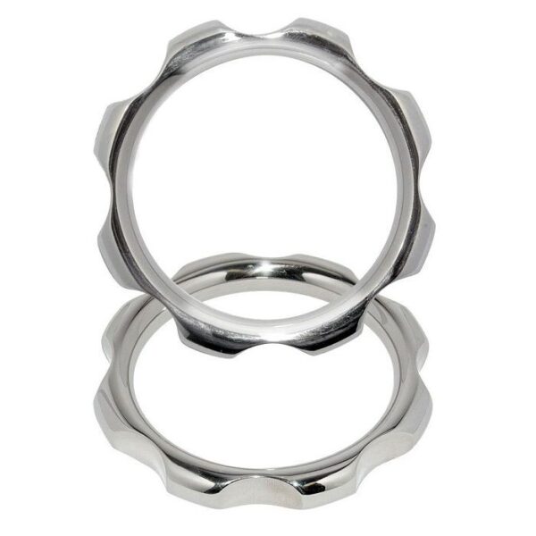 METAL HARD - ANILLO TORQUE METAL PARA PENE Y TESTÍCULOS 45 MM - Imagen 2