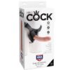 KING COCK - HARNESS CON PENE REALÍSTICO NATURAL 20.3 CM - Imagen 4