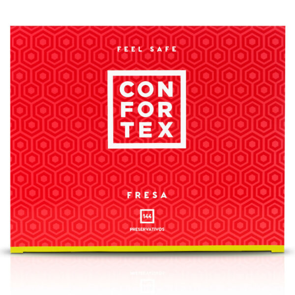 CONFORTEX - PRESERVATIVOS FRESA CAJA 144 UDS - Imagen 2