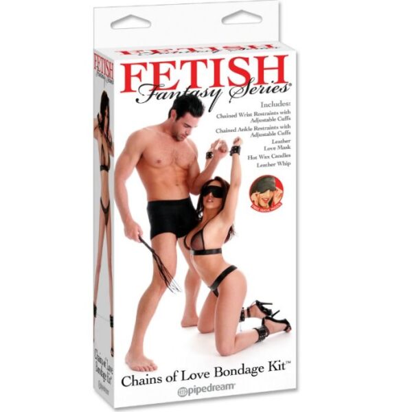 FETISH FANTASY SERIES - KIT DE BONDAGE CADENAS DEL AMOR. - Imagen 2