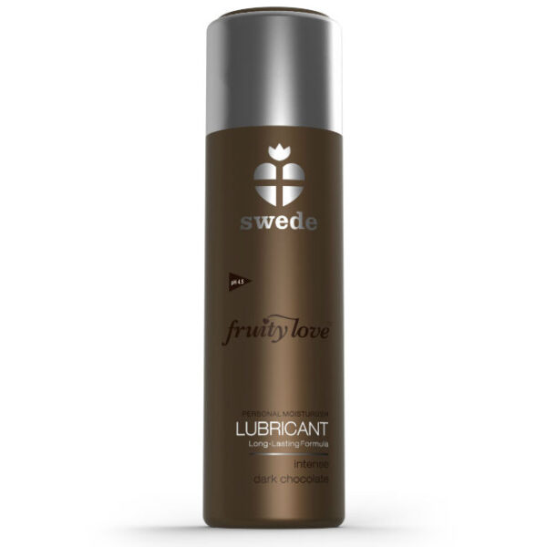 SWEDE - FRUITY LOVE LUBRICANTE CHOCOLATE NEGRO 100 ML - Imagen 2