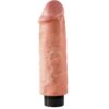 KING COCK - DILDO VIBRADOR 15.24 CM NATURAL - Imagen 3