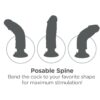 KING COCK - DILDO VIBRADOR 25.5 CM NATURAL - Imagen 4