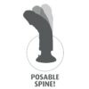 KING COCK - DILDO VIBRADOR 25.5 CM NATURAL - Imagen 5