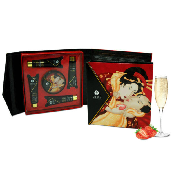 SHUNGA - KIT SECRET GEISHA FRESAS Y CAVA - Imagen 2