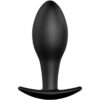 PRETTY LOVE - PLUG ANAL SILICONA ANCLA 8.5 CM NEGRO