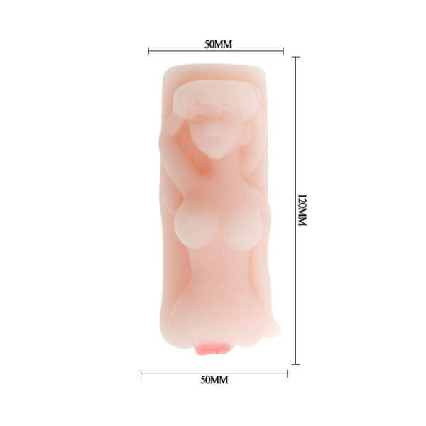 BAILE - MINI MASTURBADOR MASCULINO TORSO MUJER TEMPTATION PASSION - Imagen 4