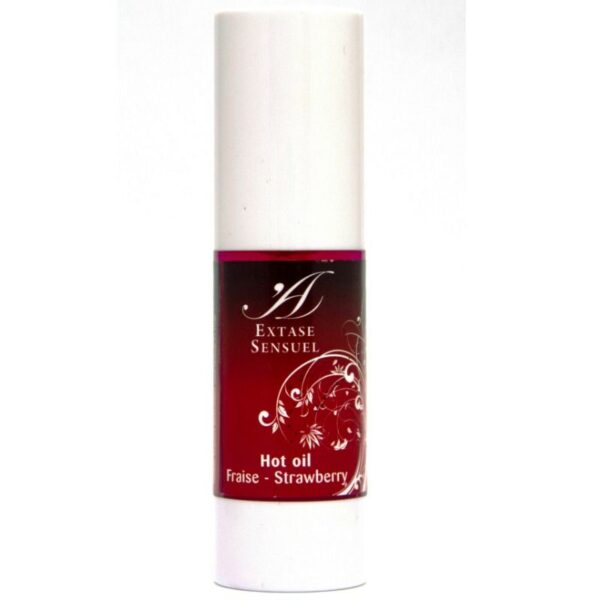 EXTASE SENSUAL - ACEITE ESTIMULANTE CALOR FRESA 30 ML - Imagen 3