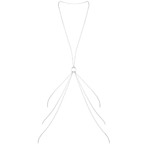 BIJOUX - MAGNIFIQUE CADENAS METLICAS PARA EL CUERPO 8 SILVER - Imagen 2