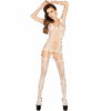 PASSION - WOMAN BS013 BODYSTOCKING BLANCO TALLA ÚNICA