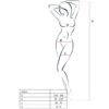 PASSION - WOMAN BS024 BODYSTOCKING NEGRO TALLA ÚNICA - Imagen 3