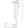 PASSION - WOMAN BS032 BODYSTOCKING ROJO TALLA ÚNICA - Imagen 2