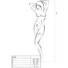 PASSION - WOMAN BS034 BODYSTOCKING NEGRO TALLA ÚNICA - Imagen 3