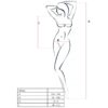 PASSION - WOMAN BS035 BODYSTOCKING NEGRO TALLA ÚNICA - Imagen 3