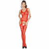 PASSION - WOMAN BS038 BODYSTOCKING ROJO TALLA ÚNICA