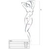 PASSION - WOMAN BS036 BODYSTOCKING BLANCO TALLA ÚNICA - Imagen 2