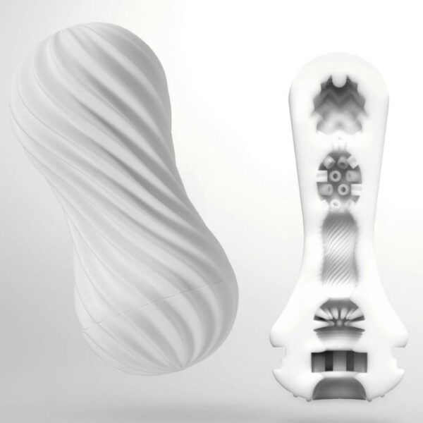 TENGA - FLEX MASTUBADOR MASCULINO BLANCO - Imagen 2
