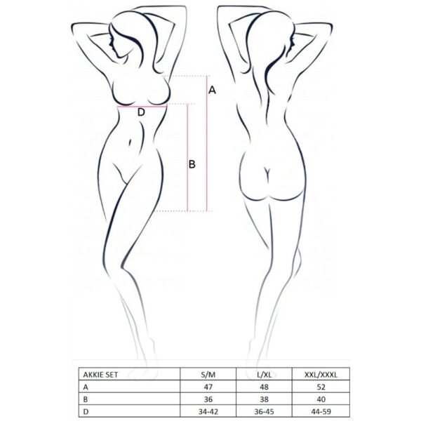 PASSION - WOMAN AKKIE SET DISFRAZ ENFERMERA L/XL - Imagen 2
