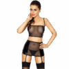 PASSION WOMAN SAYLA SET NEGRO TALLA S/M
