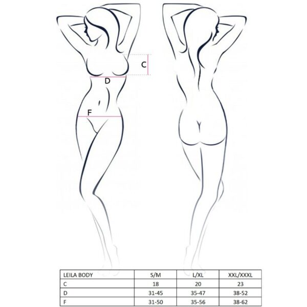 PASSION - WOMAN LEILA TEDDY NEGRO TALLA L/XL - Imagen 2