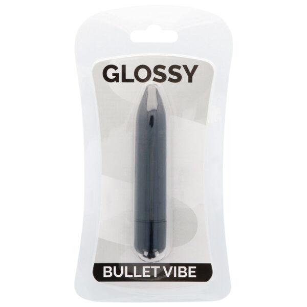 GLOSSY - THIN VIBRADOR NEGRO - Imagen 3